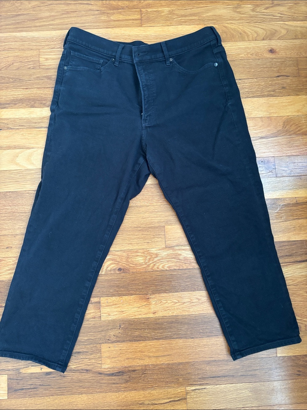 Express Black Jeans - Slim High Rise